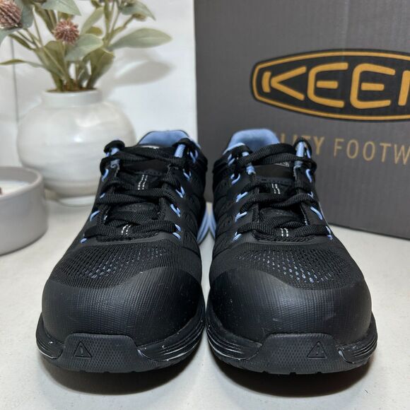 Keen Utility Footwear Vista Energy Hydrangea Konnect Fit Black Shoes Women's 8 M - Picture 2 of 11